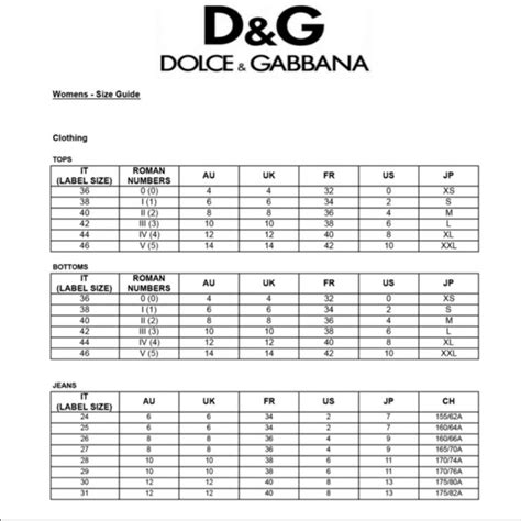 dolce gabbana jeans tasche|dolce gabbana jeans size chart.